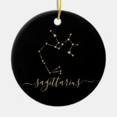 Sagittarius Constellation Ceramic Ornament (Voorkant)