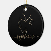 Sagittarius Constellation Ceramic Ornament (Links)