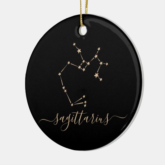 Sagittarius Constellation Ceramic Ornament (Links)