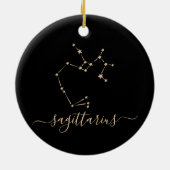 Sagittarius Constellation Ceramic Ornament (Achterkant)