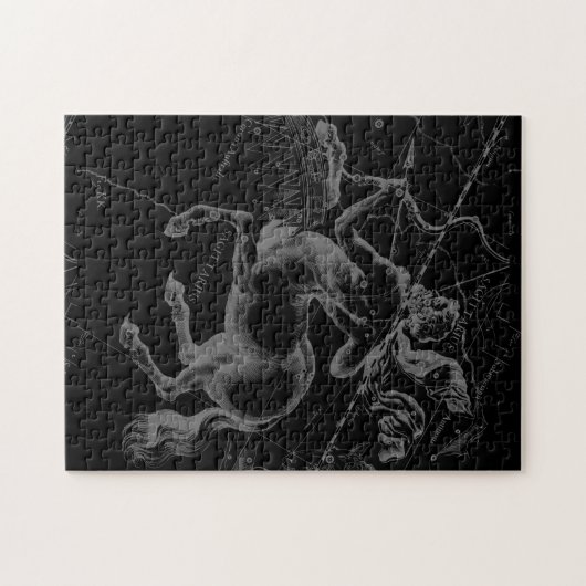 Sagittarius Constellation Classy Hevelius Engaving Legpuzzel (Horizontaal)