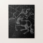 Sagittarius Constellation Classy Hevelius Engaving Legpuzzel (Verticaal)