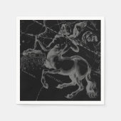 Sagittarius Constellation Classy Hevelius Engaving Servet (Voorkant)