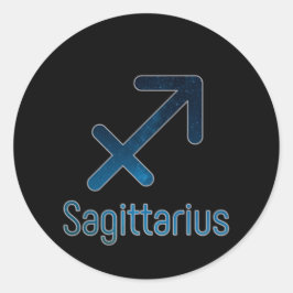 Sagittarius constellation - Galaxy Ronde Sticker