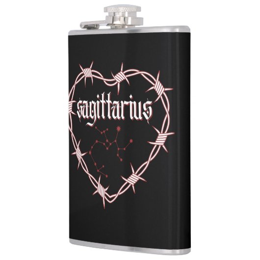 Sagittarius Constellation Gothic Dark Celestial Heupfles (Links)