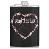 Sagittarius Constellation Gothic Dark Celestial Heupfles (Voorkant)