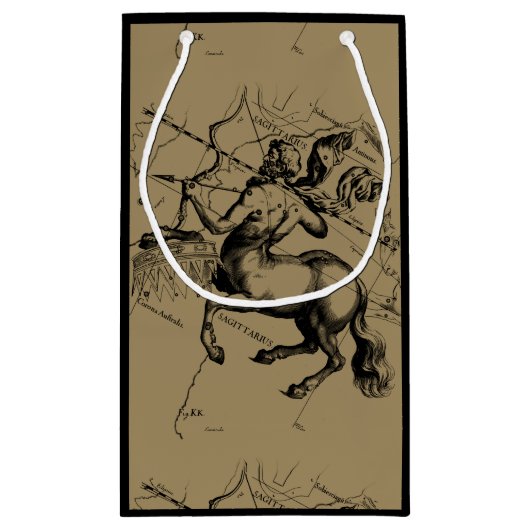Sagittarius Constellation Hevelius1690 nov22-dec21 Klein Cadeauzakje (Achterkant)