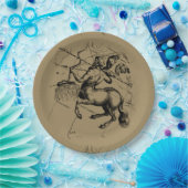 Sagittarius Constellation Hevelius1690 nov22-dec21 Papieren Bordje (Feest)