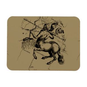 Sagittarius Constellation Hevelius 1690 Engraving Magneet