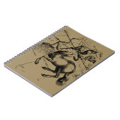 Sagittarius Constellation Hevelius 1690 Engraving Notitieboek (Linkerzijde)