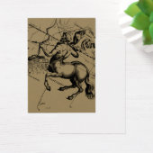 Sagittarius Constellation Hevelius 1690 Engraving Visitekaartje (Bureau)
