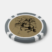 Sagittarius Constellation Hevelius circa 1690 Poker Chips (Enkel)