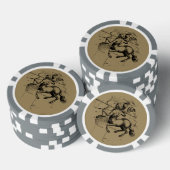 Sagittarius Constellation Hevelius circa 1690 Poker Chips (Opstapeling)