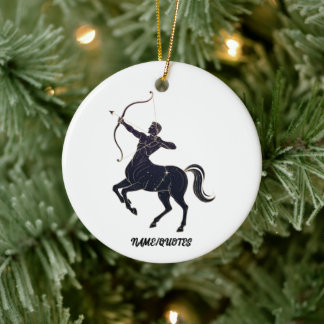 Sagittarius Constellation Line Art – Cosmic Zodiac Keramisch Ornament