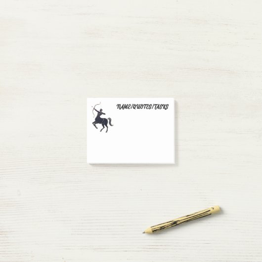 Sagittarius Constellation Line Art – Cosmic Zodiac Post-it® Notes (Op bureau)