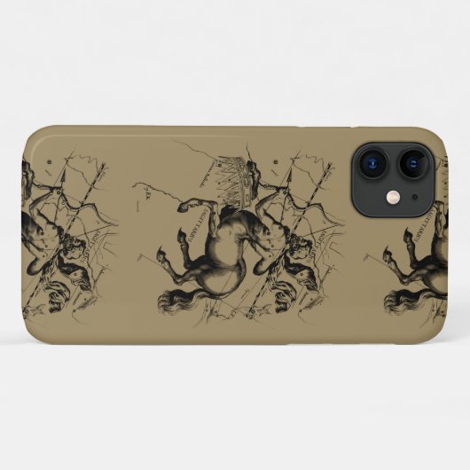 Sagittarius Constellation Map door Hevelius Case-Mate iPhone Case (Achterkant (horizontaal))