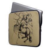 Sagittarius Constellation Map door Hevelius Laptop Sleeve (Voorkant Links)