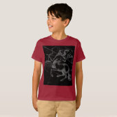 Sagittarius Constellation Map door Hevelius op Bla T-shirt (Voorkant volledig)