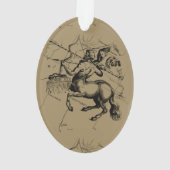 Sagittarius Constellation Map door Hevelius Ornament (achterkant)