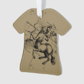 Sagittarius Constellation Map door Hevelius Ornament (voorkant)