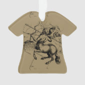 Sagittarius Constellation Map door Hevelius Ornament (voorkant)