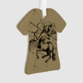 Sagittarius Constellation Map door Hevelius Ornament (voorkant)