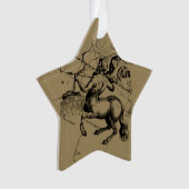 Sagittarius Constellation Map door Hevelius Ornament (voorkant)