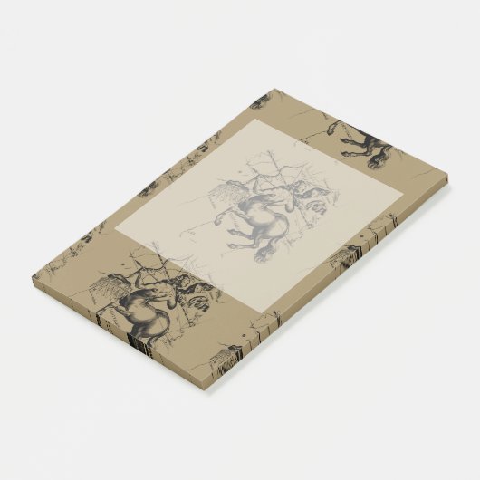 Sagittarius Constellation Map door Hevelius Post-it® Notes (Schuin)