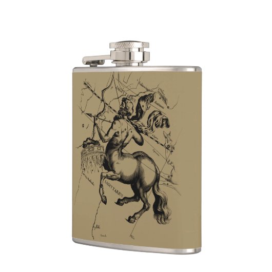 Sagittarius Constellation Map Engraving Hevelius Heupfles (Links)