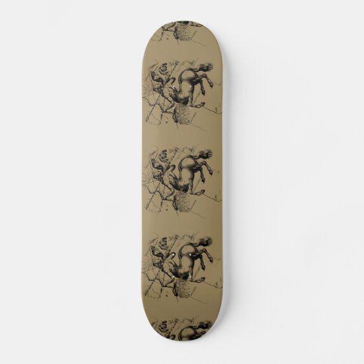 Sagittarius Constellation Map Hevelius 1690 Skateboard (Voorkant)