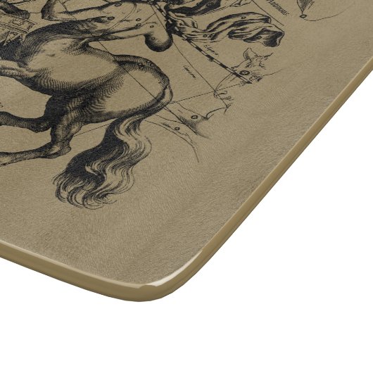 Sagittarius Constellation Map Hevelius 1690 Snijplank (Hoek)