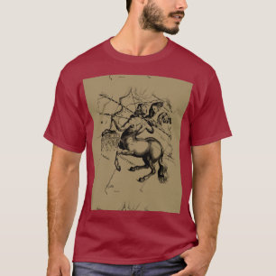 Sagittarius Constellation Map Hevelius 1690 T-shirt