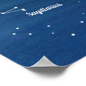 Sagittarius Constellation Night Sky Poster (Hoek)