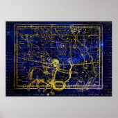 sagittarius constellation poster (Voorkant)
