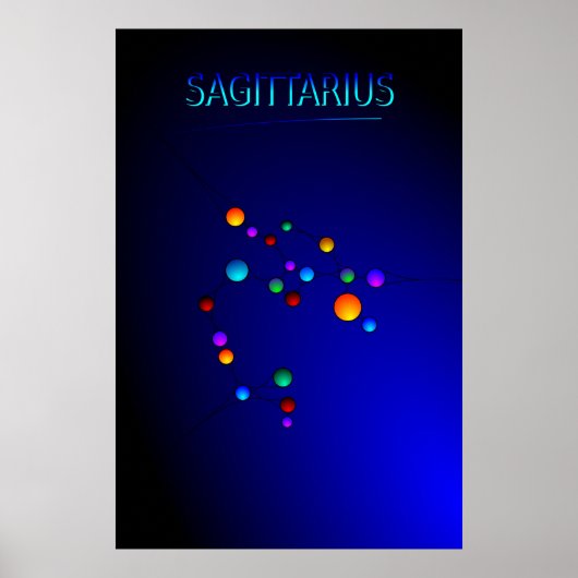 Sagittarius Constellation Poster (Voorkant)