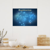Sagittarius constellation poster (Keuken)