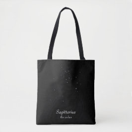 Sagittarius Constellation Tote Bag