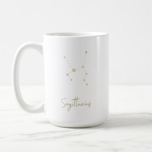 Sagittarius Constellation Zodiac Koffiemok (Links)