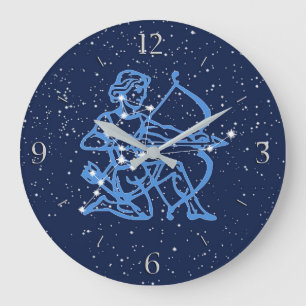 Sagittarius Constellation & Zodiac Sign with Stars Grote Klok