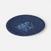 Sagittarius Constellation & Zodiac Sign with Stars Papieren Bordje (Gekanteld)