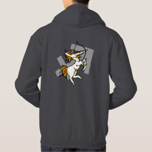 Sagittarius de Archer astrology mannen zip jogger Hoodie
