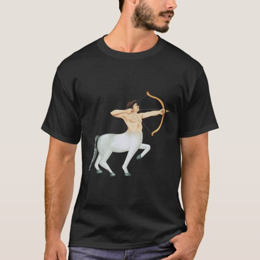 Sagittarius de archer centaur zodiac star sign t-shirt (Voorkant)