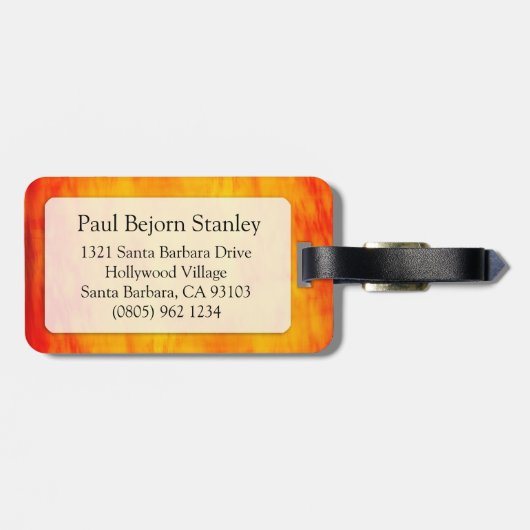 Sagittarius de Archer horoscope id bagagelabel (Achterkant horizontaal)