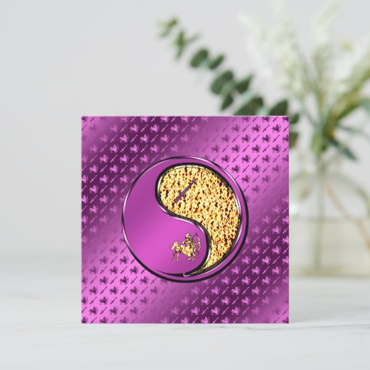 Sagittarius de Archer Kaart (Staand voorkant)