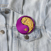 Sagittarius de Archer Ronde Button 7,6 Cm (In situ)