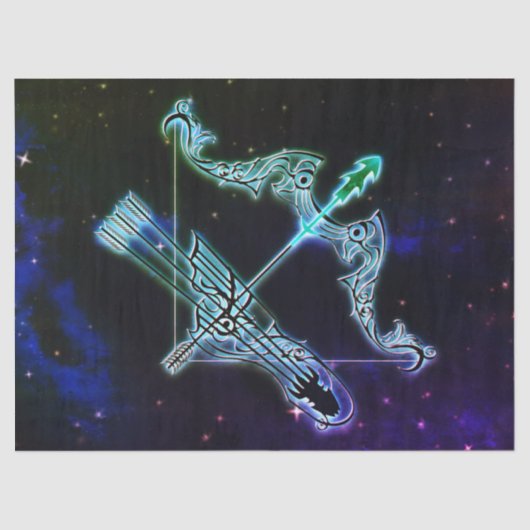 sagittarius de archer zodiabetisch tissuepapier (Voorkant)