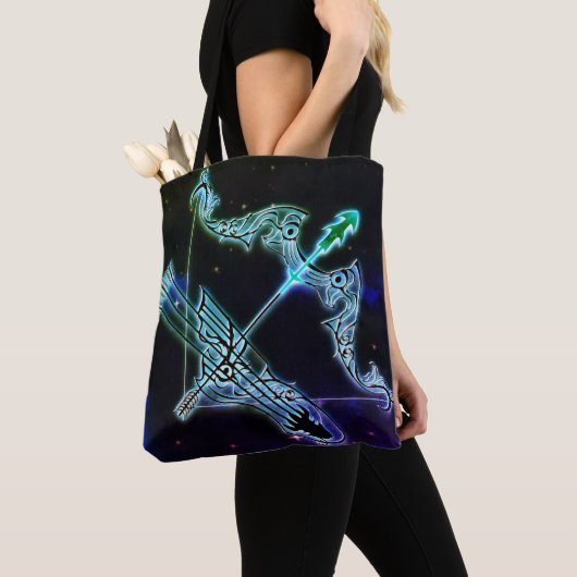 sagittarius de archer zodiac canvas tas (Dichtbij)