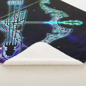 sagittarius de archer zodiac deanket sherpa deken (3/4)