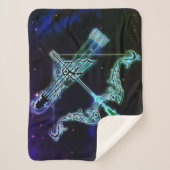 sagittarius de archer zodiac deanket sherpa deken (Voorkant)