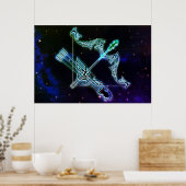 sagittarius de archer zodiac poster (Keuken)